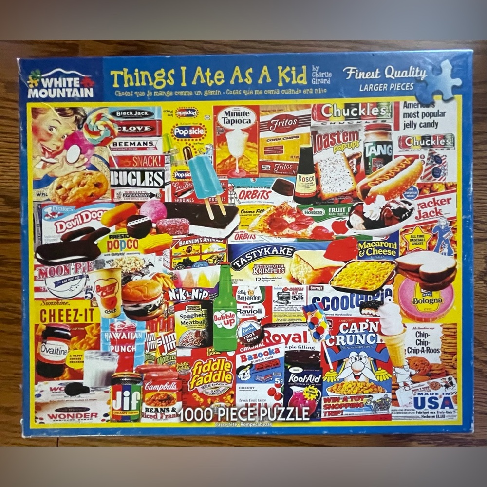White Mountain “Things I Ate as a Kid” - 1000 Piece Puzzle